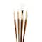 Princeton™ RealValue™ White Taklon 4 Piece Brush Set